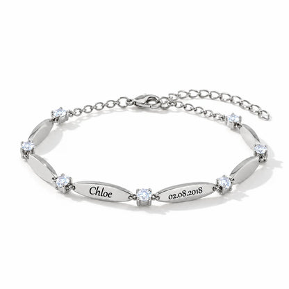Liens d’Amour™ – Bracelet Personnalisé avec Prénoms