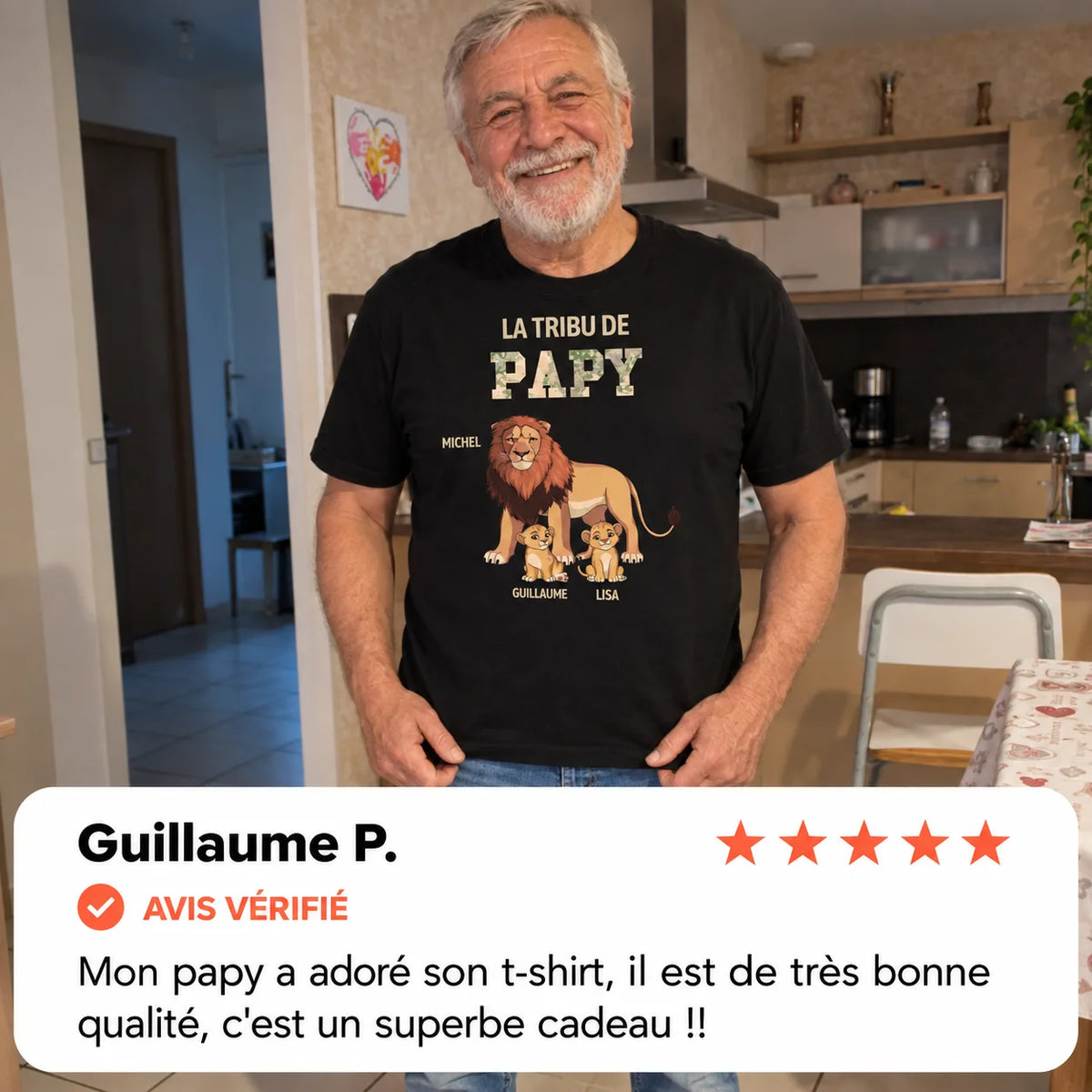 La bande de Papy™ - T-shirt Personnalisé