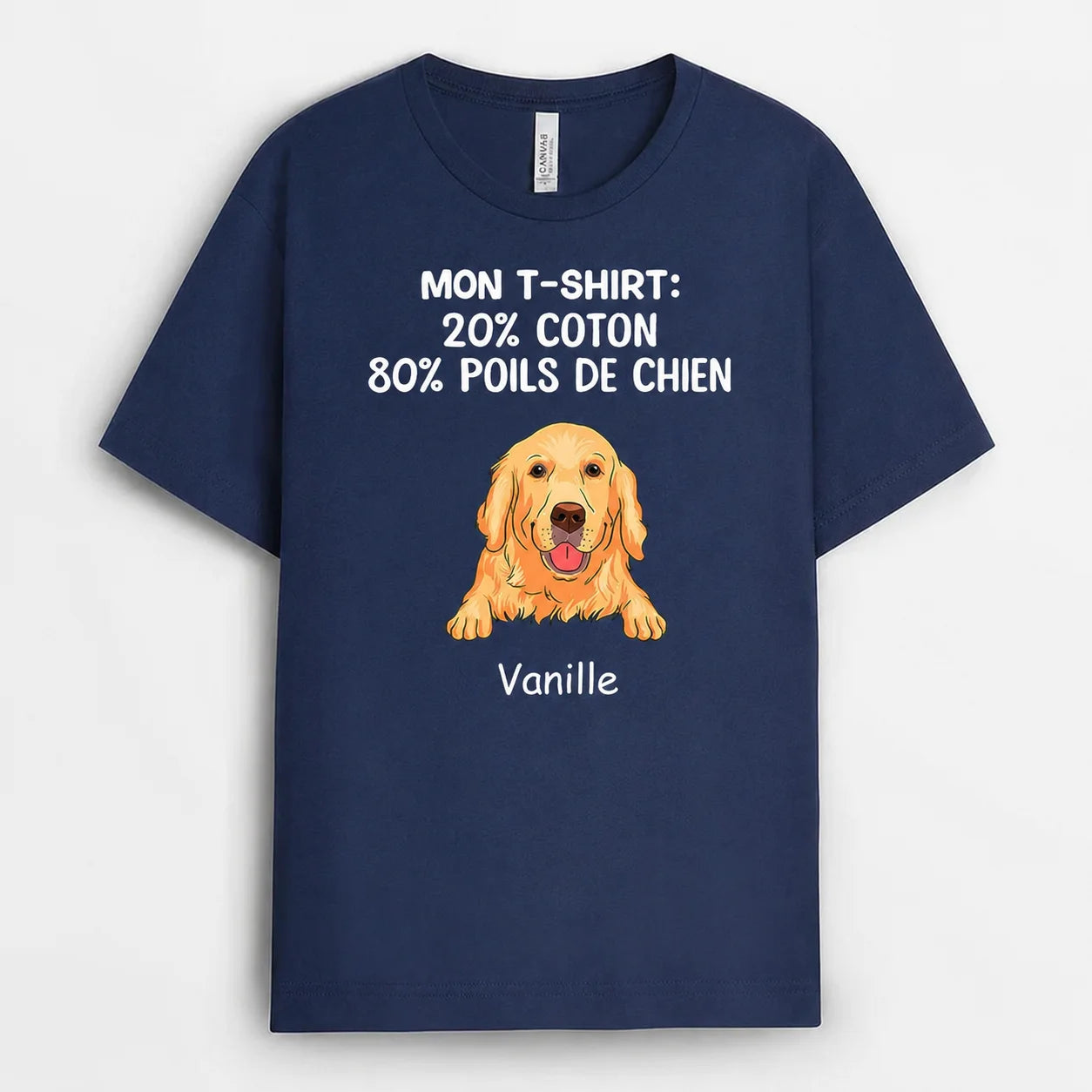 Mon T-shirt™ - T-shirt personnalisé boule de poils