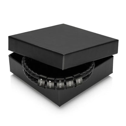 Héritage™ – Bracelet en cuir personnalisé pour papa