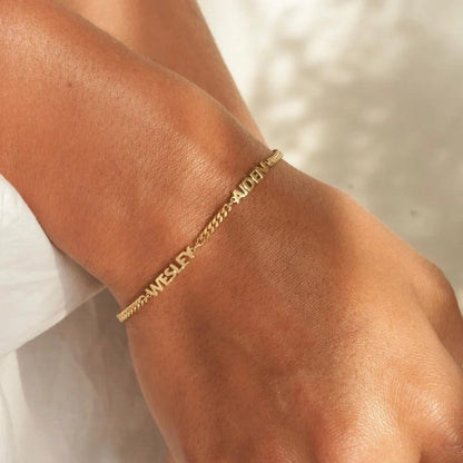 Lien de Vie™ - Bracelet avec prénoms personnalisés