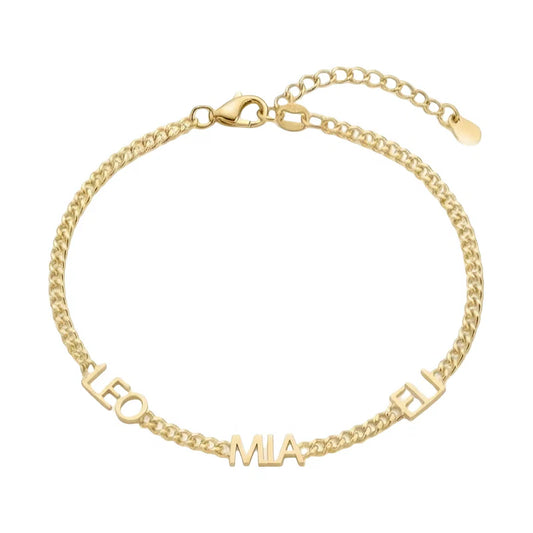Lien de Vie™ - Bracelet avec prénoms personnalisés