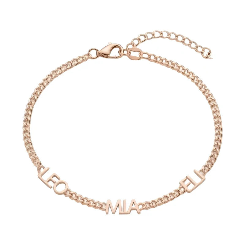 Lien de Vie™ - Bracelet avec prénoms personnalisés