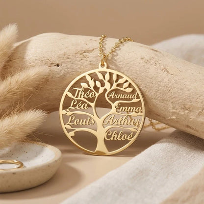 Arbre de vie™ - Collier famille personnalisable