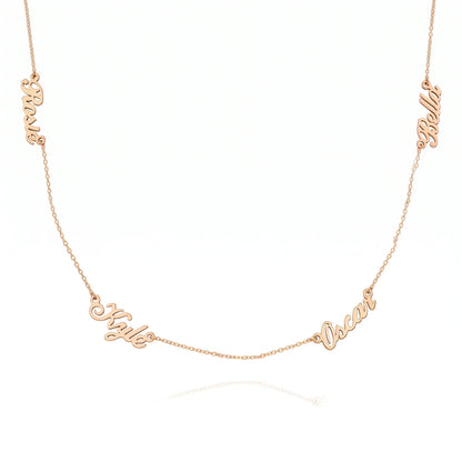 Toujours Ensemble™ - Collier Prénoms Multiples