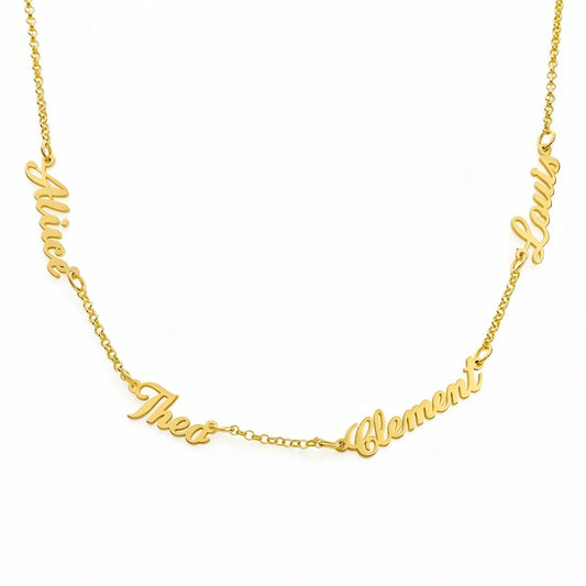 Toujours Ensemble™ - Collier Prénoms Multiples