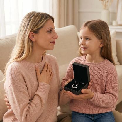 Cœur de Maman™ - Collier Cœur Prénoms Personnalisés
