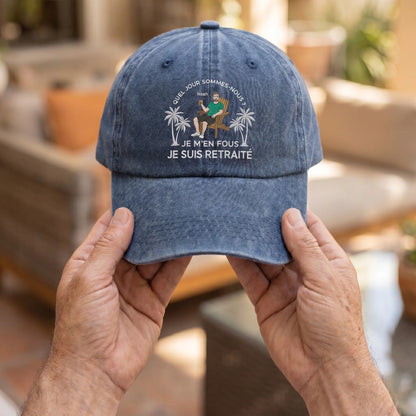 Papa Retraité™ - Casquette personnalisée pour papa retraité