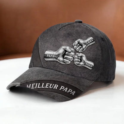 Papa Héros™ - Casquette personnalisée Meilleur Papa