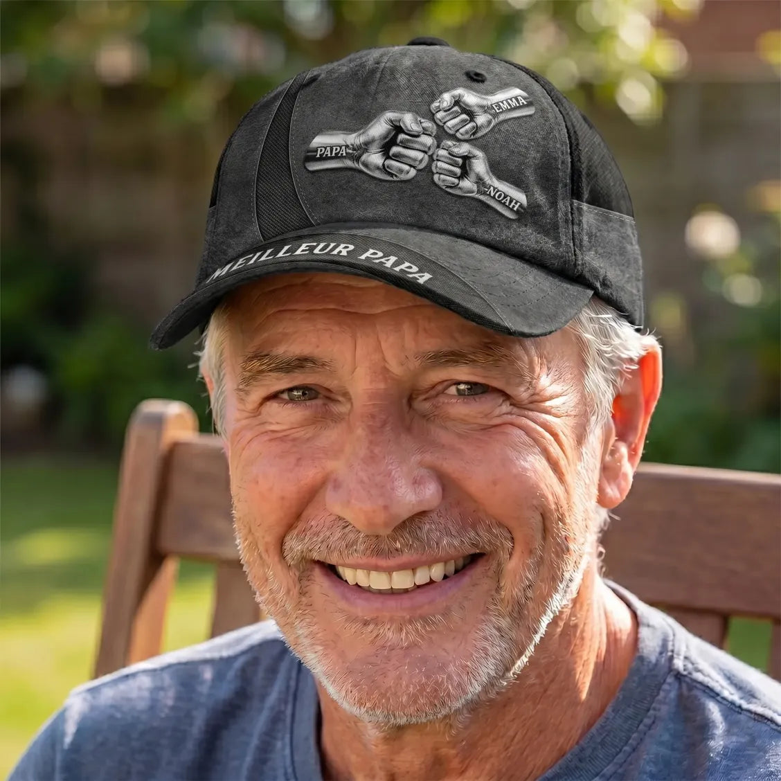 Papa Héros™ - Casquette personnalisée Meilleur Papa