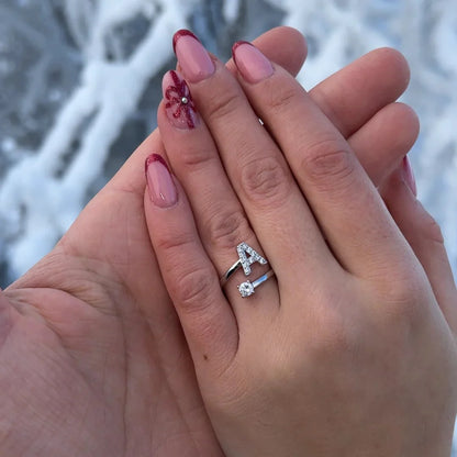 Promesse™ - Bague Initiale ajustable