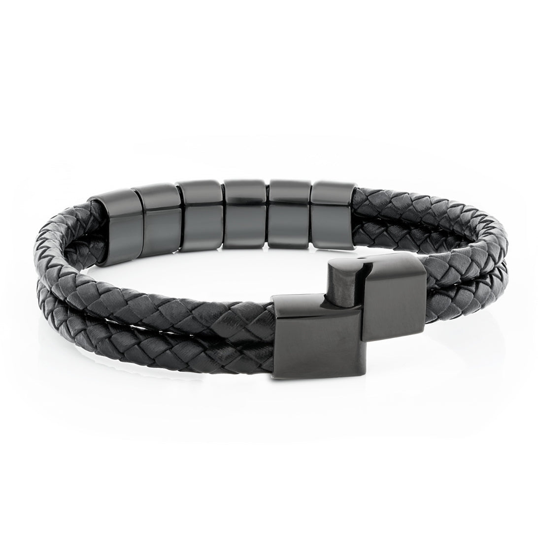 Héritage™ – Bracelet en cuir personnalisé pour papa
