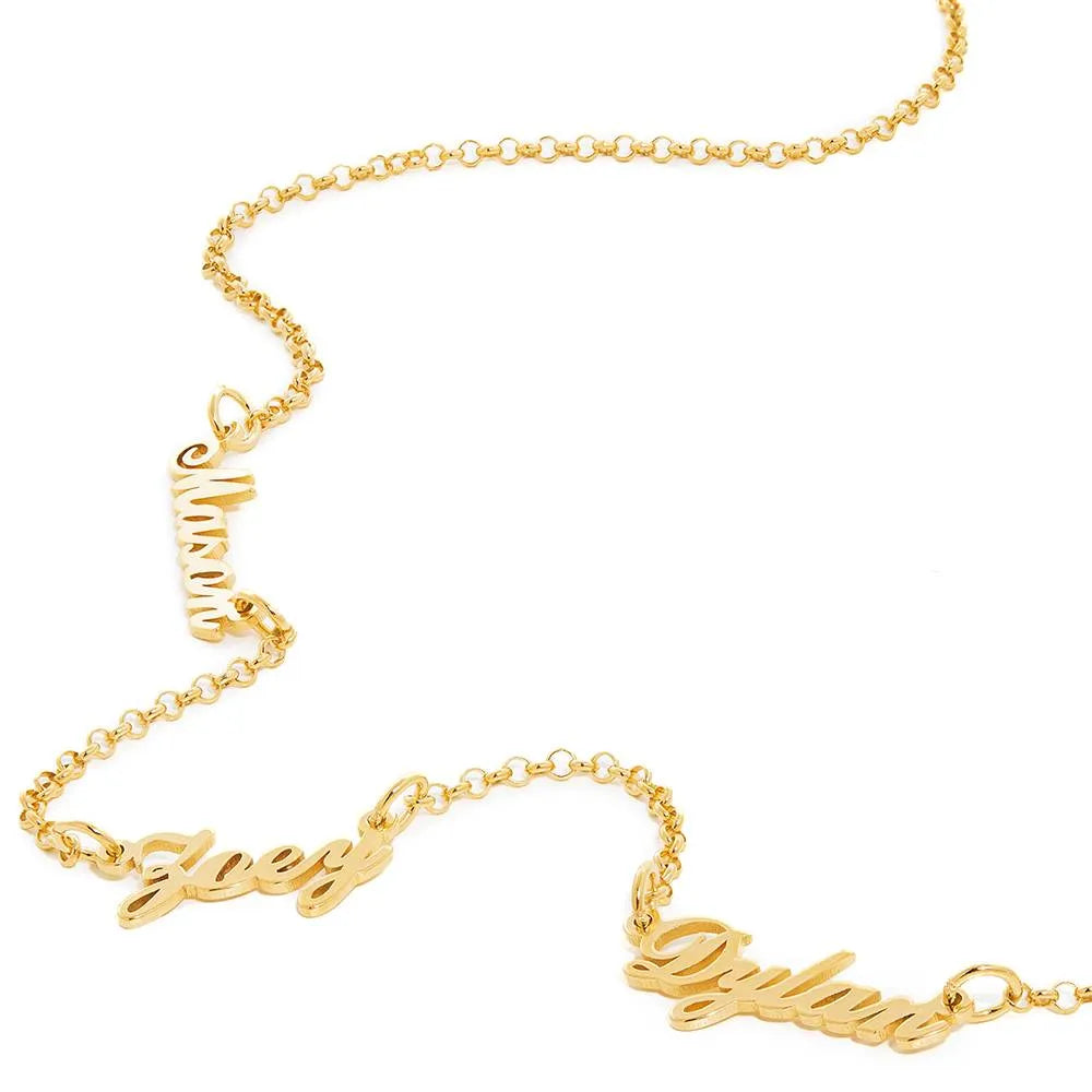 Toujours Ensemble™ - Collier Prénoms Multiples