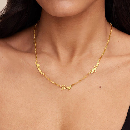 Toujours Ensemble™ - Collier Prénoms Multiples