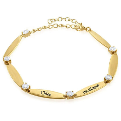 Liens d’Amour™ – Bracelet Personnalisé avec Prénoms