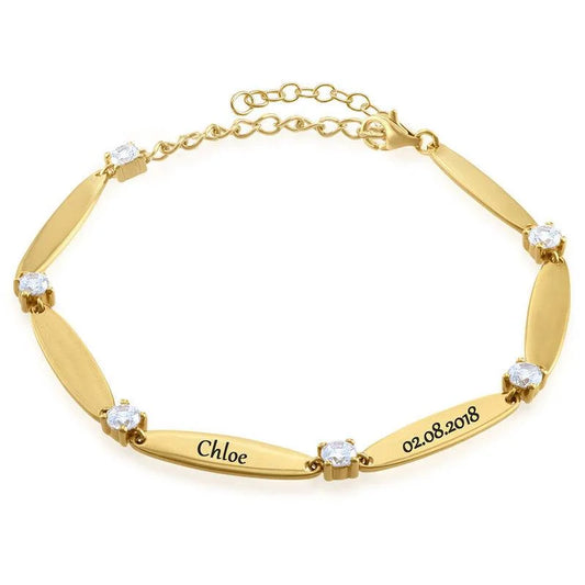 Liens d’Amour™ – Bracelet Personnalisé avec Prénoms