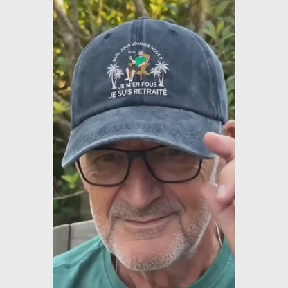 Papa Retraité™ - Casquette personnalisée pour papa retraité