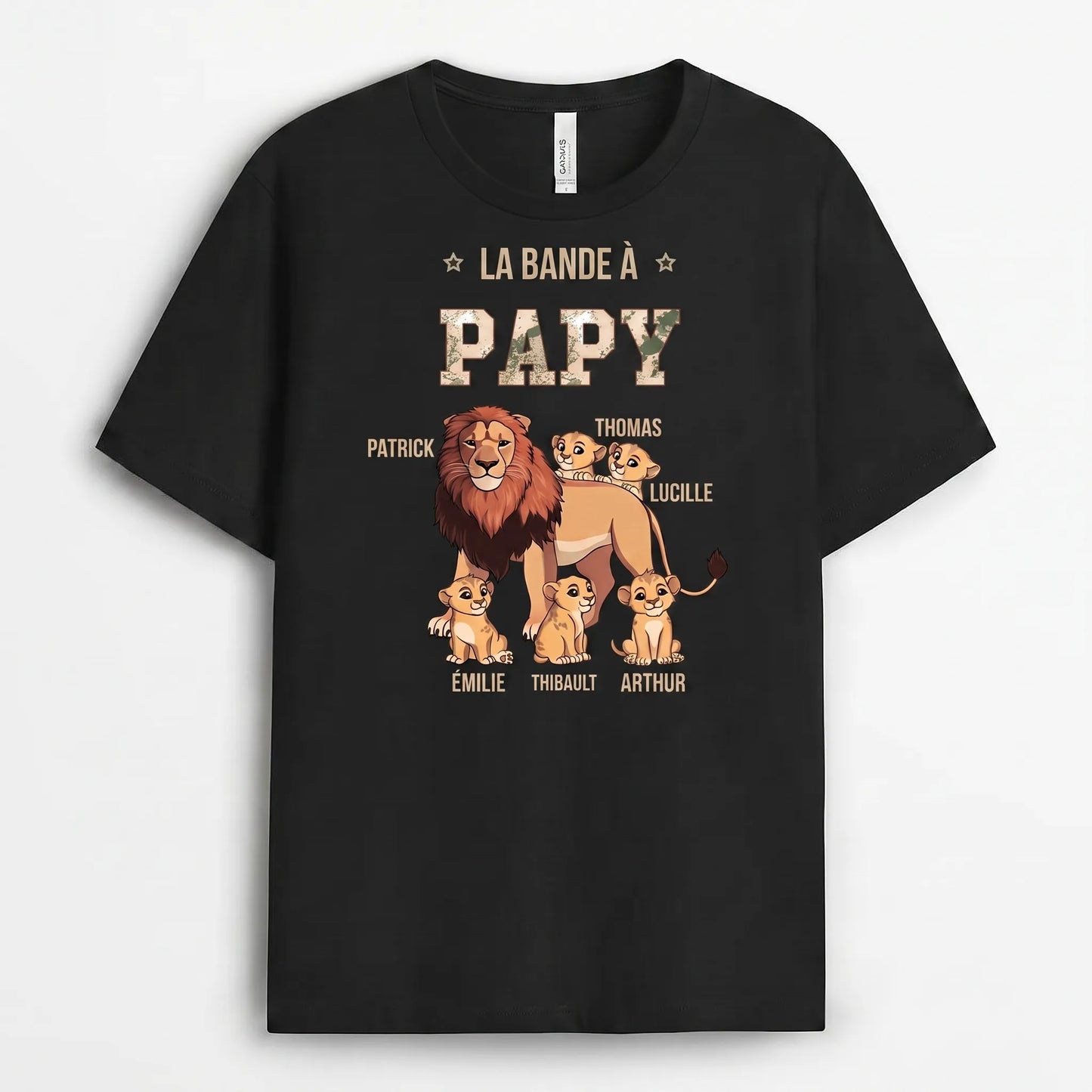 La bande à Papy™ - T-shirt Personnalisé grand-père