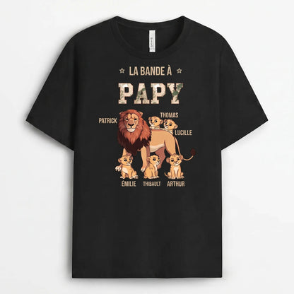 La bande à Papy™ - T-shirt Personnalisé grand-père