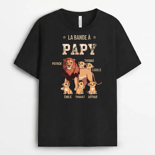 La bande à Papy™ - T-shirt Personnalisé grand-père