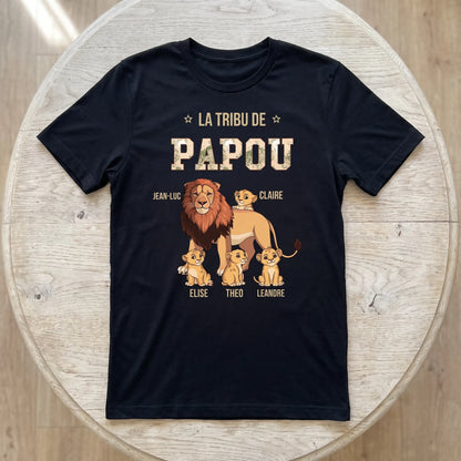 La bande à Papy™ - T-shirt Personnalisé grand-père