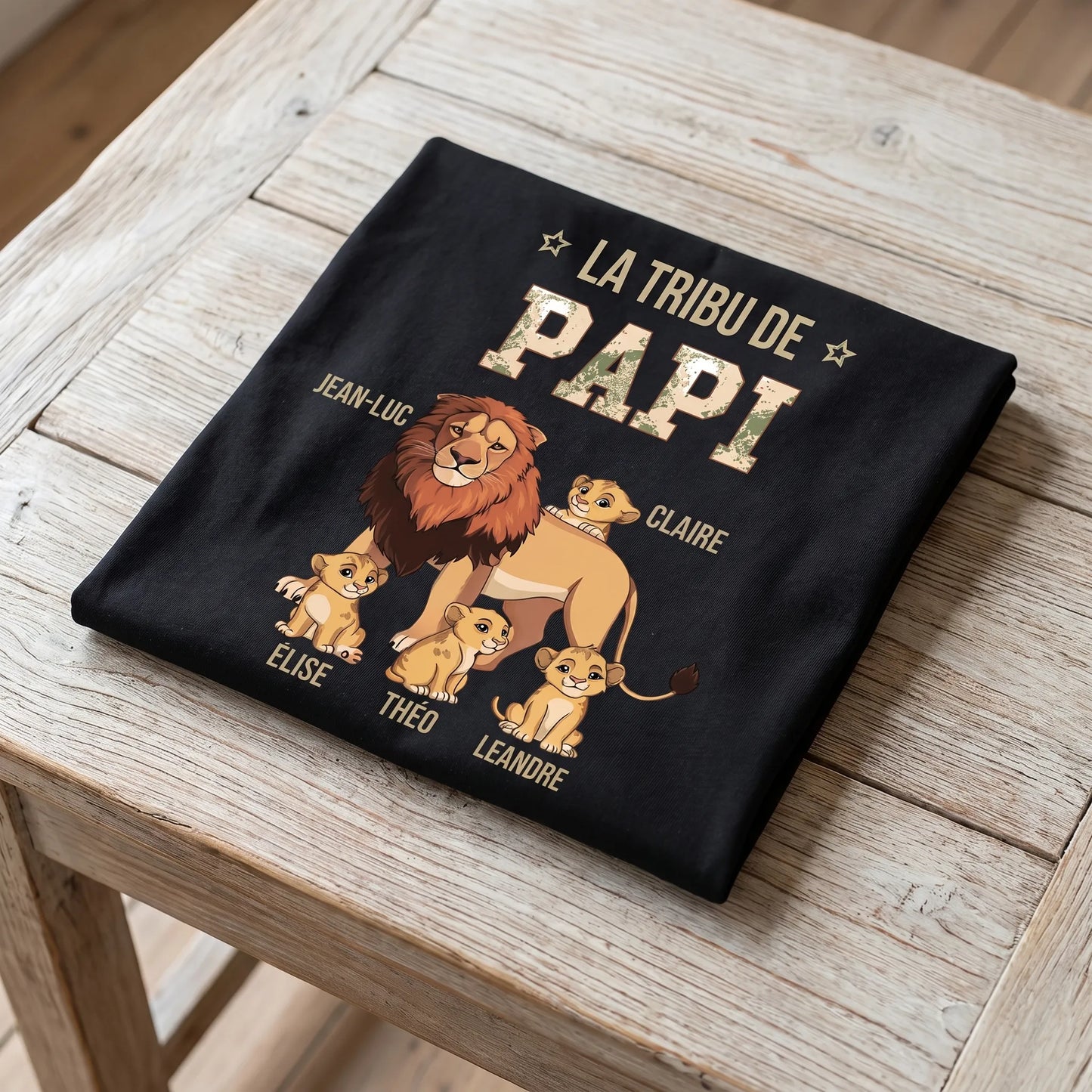 La bande à Papy™ - T-shirt Personnalisé grand-père
