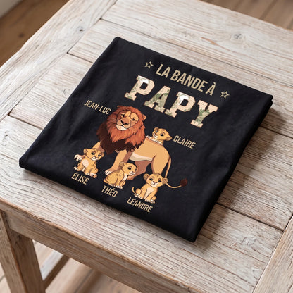 La bande à Papy™ - T-shirt Personnalisé grand-père