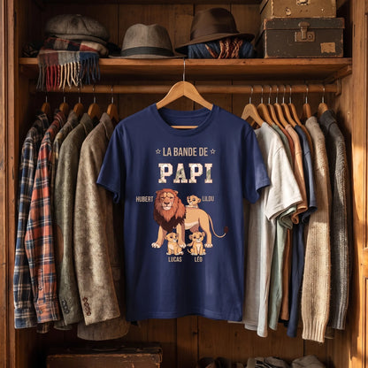 La bande à Papy™ - T-shirt Personnalisé grand-père
